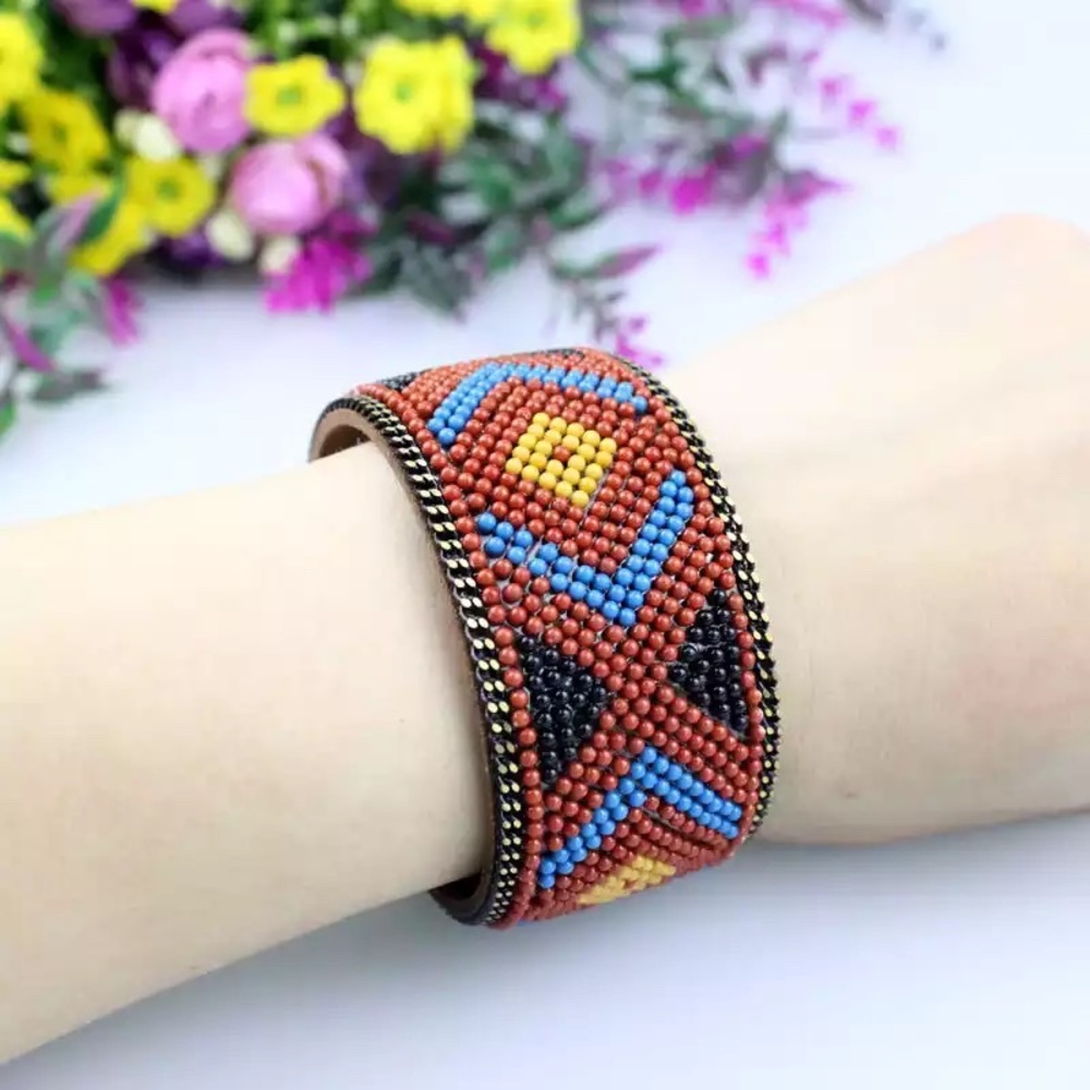 Fashion Bohemian Seed Bead Bracelet - Picture 2 of 4